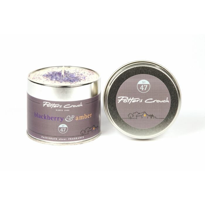 Potters Crouch - Candle Tin - Blackberry & Amber-1